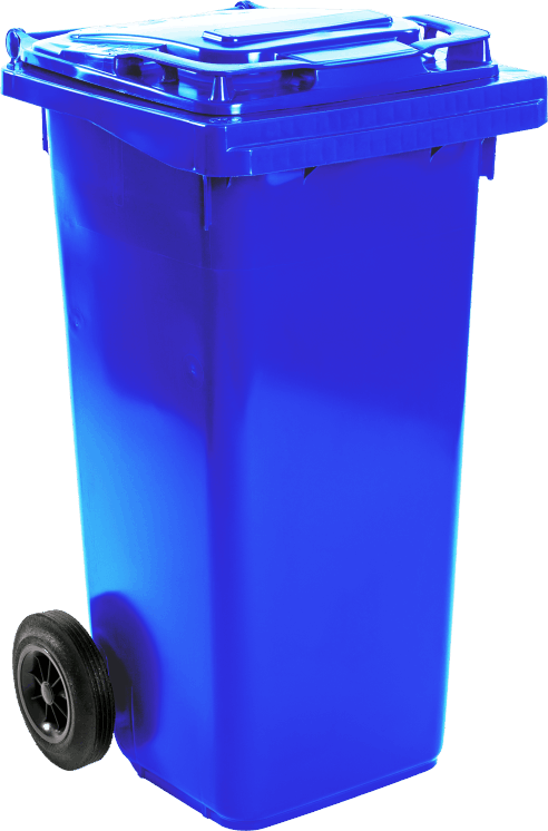 kék 120 literes kuka - PSZ 120 F